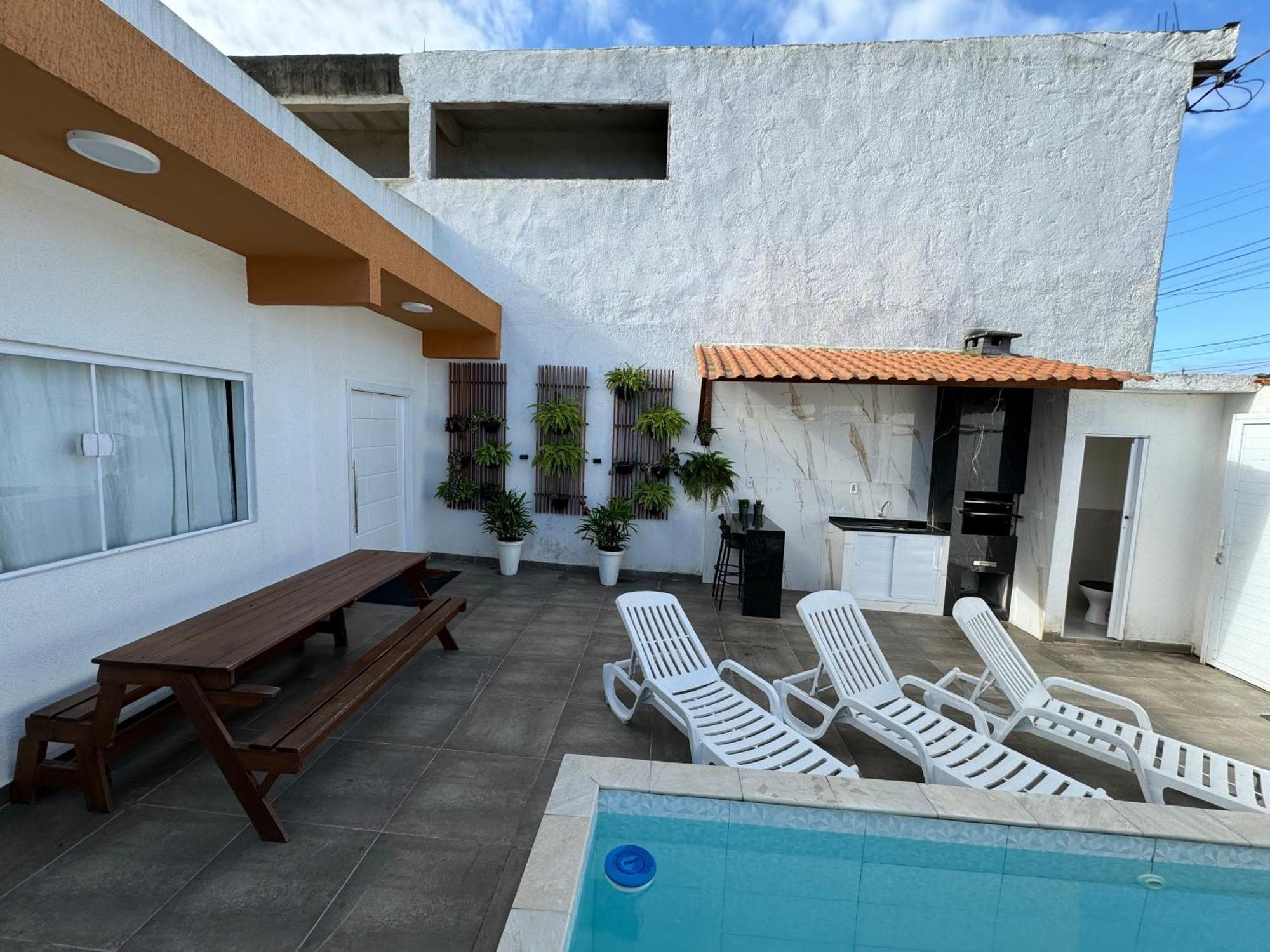 Casa Compacta Com Piscina Villa Guarujá Eksteriør bilde