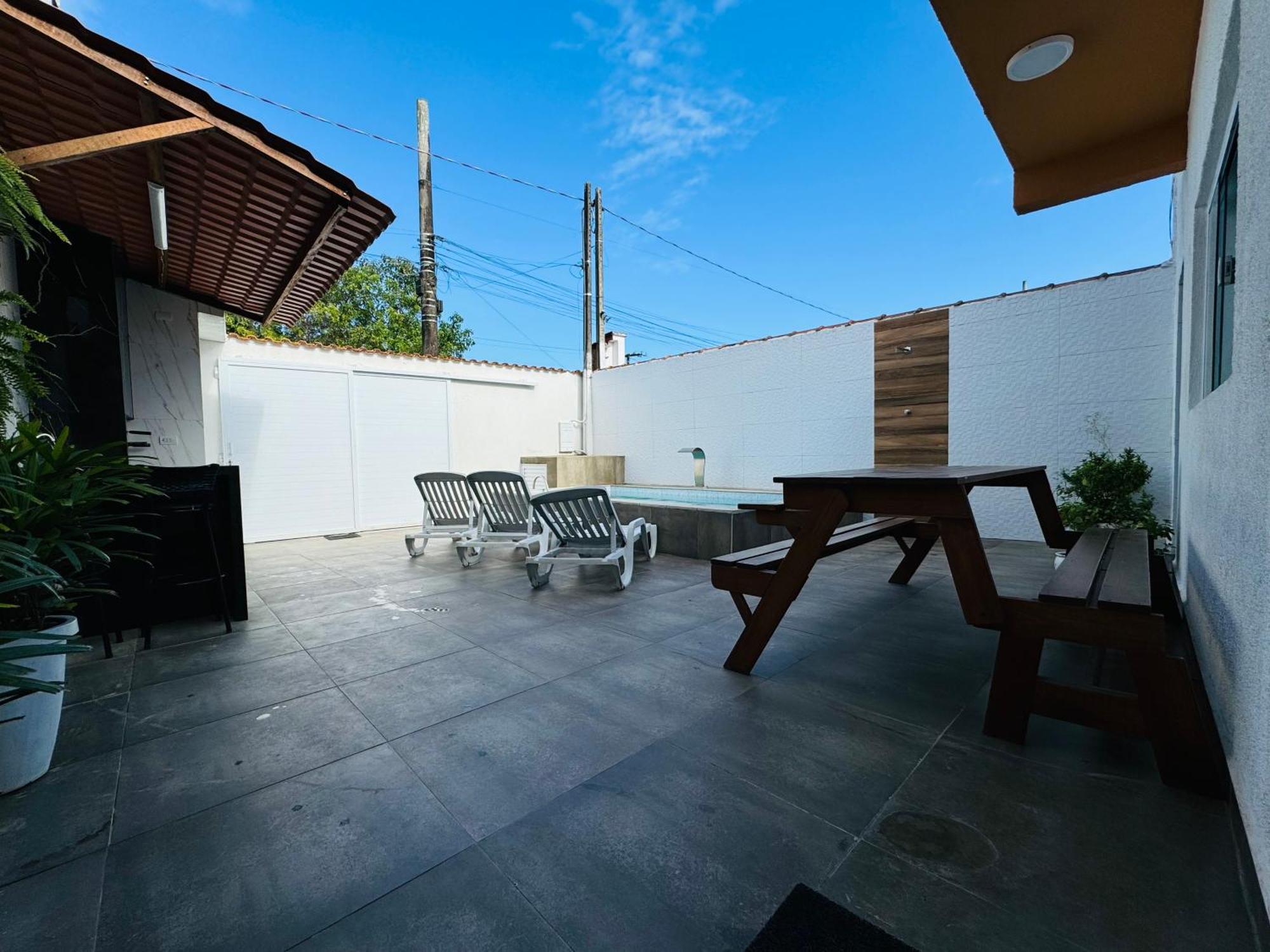Casa Compacta Com Piscina Villa Guarujá Eksteriør bilde